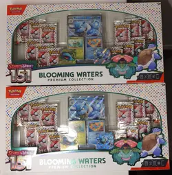 Pokemon TCG 151 Blooming Waters Premium Collection Box Sealed Lot Of 2 - Image 1