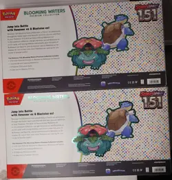 Pokemon TCG 151 Blooming Waters Premium Collection Box Sealed Lot Of 2 - Image 2