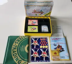 1998 Pokemon Quick Starter Gift Set Japanese Red Green Deck Opened w/ Vending - Image 3