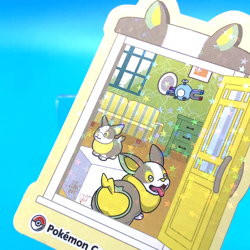Pokemon Center Online Yamper & Magnemite sticker Japanese Japan Nintendo F/S 1 - Image 2