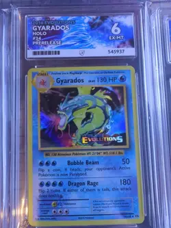 Pokemon TCG Evolution Pre Release Set Mewto, Gyarados And Machamp All Ace Graded - Image 3