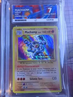 Pokemon TCG Evolution Pre Release Set Mewto, Gyarados And Machamp All Ace Graded - Image 4