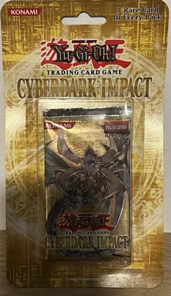 Yu-Gi-Oh CyberDark Impact 1st Edition Blister/Booster Pack *BRAND NEW/SEALED* - Image 1