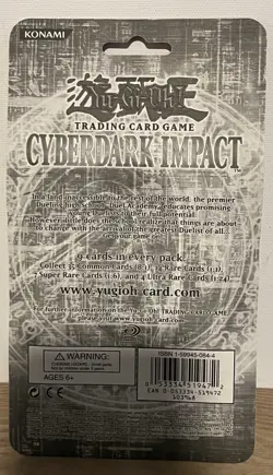 Yu-Gi-Oh CyberDark Impact 1st Edition Blister/Booster Pack *BRAND NEW/SEALED* - Image 2