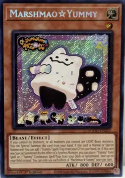 Yugioh! MarshmaoYummy - DOOD-EN024 - Secret Rare - 1st Edition Near Mint, Englis - Image 1