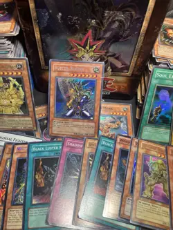 | Yugioh Buster Blader BPT-006 Vintage Tin Lot Foils, Rares, Commons NM-HP | - Image 4
