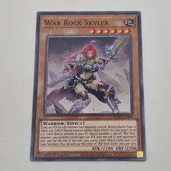 Yu-Gi-Oh! War Rock Skyler - Blazing Vortex Deck BLVO-EN096 Common 1st Edition - Image 2