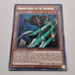 Yu-Gi-Oh! Maze of Memories Shadow Ghoul Of The Labyrinth MAZE-EN002 Dark 2023 - Image 2