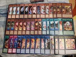 Yugioh 43 Card Fire King Jurrac Deck Core Ponix Astero Garunix Kirin Sanctuary - Image 1