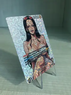 Nico Robin Leader One Piece Card Full Art Dot Holo - Image 2