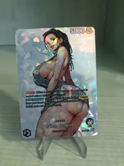 Nico Robin Leader One Piece Card Full Art Shatter Glass Holo - Image 1