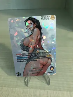 Nico Robin Leader One Piece Card Full Art Shatter Glass Holo - Image 4