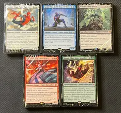 MTG x Spiderman Welcome Decks [All 5 Colors/30-Card Decks] Sealed - Brand New! - Image 1
