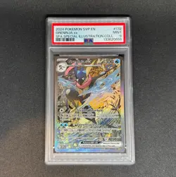 Pokemon Card Greninja Ex SVP 132 PSA 9 Graded Special Illustration - Image 1