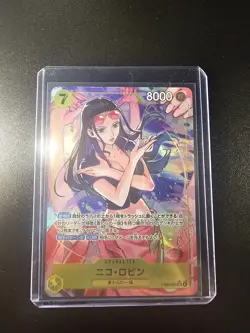 Nico Robin SR Parallel EB03-055 Japanese ONE PIECE Card Heroines Edition - NM - Image 2
