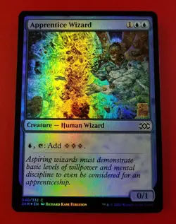 1x Apprentice Wizard | FOIL | Double Masters | MTG Magic Cards - Image 1
