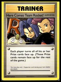 Here Comes Team Rocket! 113/108 XY - Evolutions Secret Rare Pokemon Card | NM - Image 1