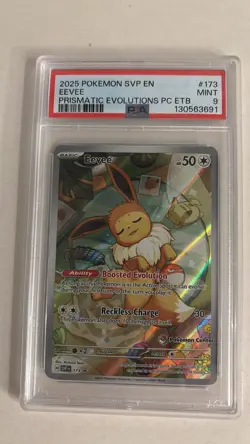 Eevee 173 Pokemon Center Exclusive Promo PSA 9 TCG SV Promo Cards - Image 1