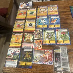 Digimon First Edition Cards Lot Sealed Packs Promo 1999 Digimon Vintage Card Lot - Image 1