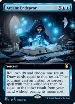 Arcane Endeavor (Extended Art) Adventures in the Forgotten Realms Commander NM - Image 1