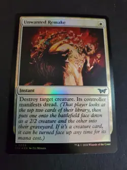 Unwanted Remake (foil) Duskmourn Mythic Relics DSK MTG NM - Image 1