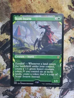 Scute Swarm - Showcase ZNR NM MTG - Image 1