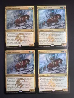 X4 FOIL Temur Battlecrier, MTG, Tarkir Dragonstorm, NM- X4 - Image 1