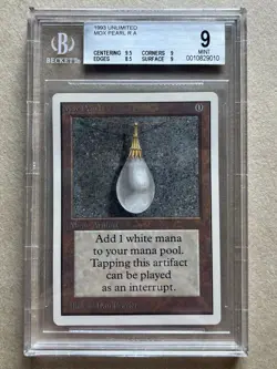 Mox Pearl Unlimited BGS 9 Magic The Gathering | MTG - Image 1