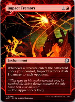 Impact Tremors U Wilds of Eldraine: Enchanting Tales 44 NM - Image 1