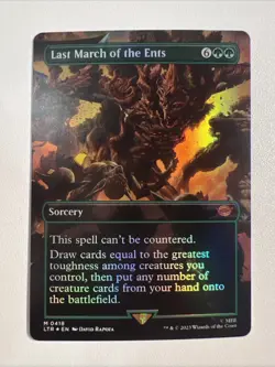 MTG English Last March of the Ents (Borderless) NM Foil - Image 1