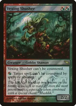 Vexing Shusher (Launch) [Shadowmoor Promos] Magic MTG - Image 1