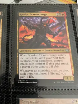 1x Kardur, Doomscourge Kaldheim MTG Magic the Gathering NM (G) - Image 1