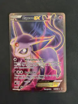 Espeon EX Full Art Ultra Rare Pokemon Card Breakpoint XY 117/122 - Image 1