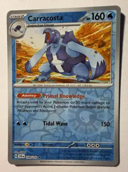 Carracosta 038/142 Reverse Holo - Pokemon TCG Stellar Crown - Near Mint - Image 1