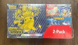 Pokemon Scarlet & Violet Surging Sparks Elite Trainer Box & Booster 2-Pack - Image 1