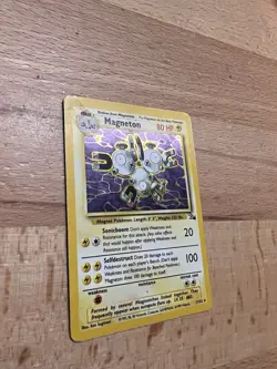 Magneton 11/62 Fossil Holo LP Pokemon WOTC VINTAGE - Image 2