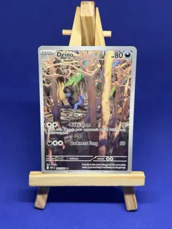Pokemon TCG Deino 146/086 Illustration Rare - S&V White Flare Set - Near Mint - Image 1