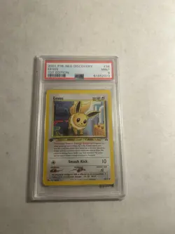 Pokemon Neo Discovery #38 - Eevee - MINT - 1st Edition - PSA 9 - Image 1