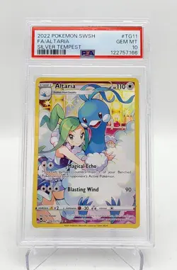PSA 10 Altaria TG11/TG30 Pokemon Gem Mint Trainer Gallery Full Art Pokemon - Image 1