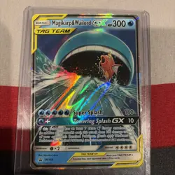 Pokemon TCG Magikarp Wailord GX Tag Team SM166 Lightly Played Condition - Image 3
