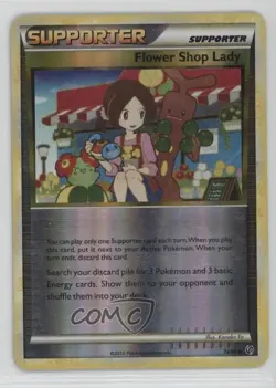 Flower Shop Lady Reverse Foil Pokemon HeartGold & SoulSilver Undaunted #74 2010 - Image 1