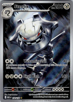Pokemon TCG Steelix 150/132 Illustration Rare Mega Evolution Base Set NM/M - Image 1