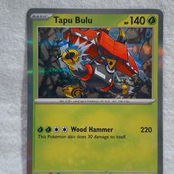 Tapu Bulu #6 Shrouded Fable Rare Holo Pokemon TCG - Image 3