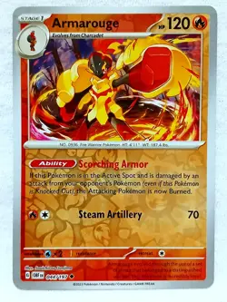 Armarouge 044/197 SV03: Obsidian Flames Reverse Holo Pokemon TCG - Image 1