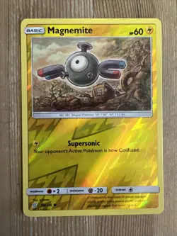 Pokemon TCG Magnemite Unified Minds 58/236 Reverse Holo Common NM - Image 1