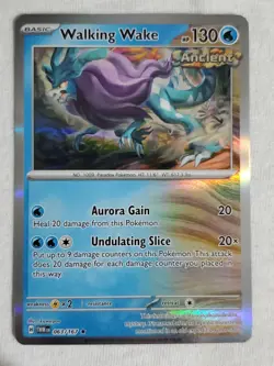 Walking Wake #63 Twilight Masquerade Rare Holo Pokemon TCG - Image 1
