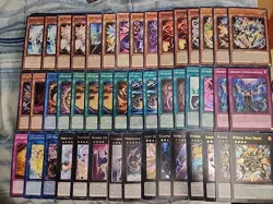 Yugioh 46 Card Mitsurugi Ryzeal Deck Core Ice Sword Ext Ryzeal Duo Drive Saji - Image 1
