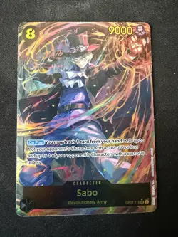Sabo OP07-118 SEC Alternative Art One Piece TCG NM Condition - Image 1