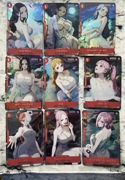 X9 Goddess story One Piece Waifu Sauna Set Yamato Nami Vivi Hancock Boa Perona! - Image 1
