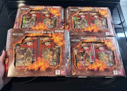 Bandai One Piece CCG Illustration Box Vol. 5 New Sealed English IN HAND Lot Of 4 - Image 2